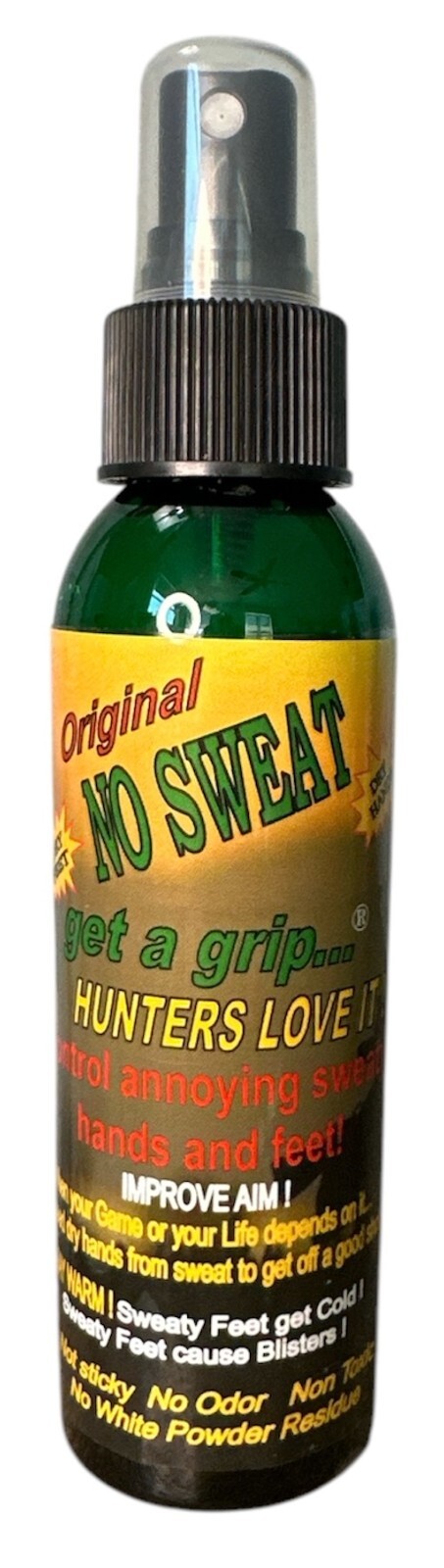 No Sweat America Dry Hands Spray - Outdoors Hunting & Archery Formula