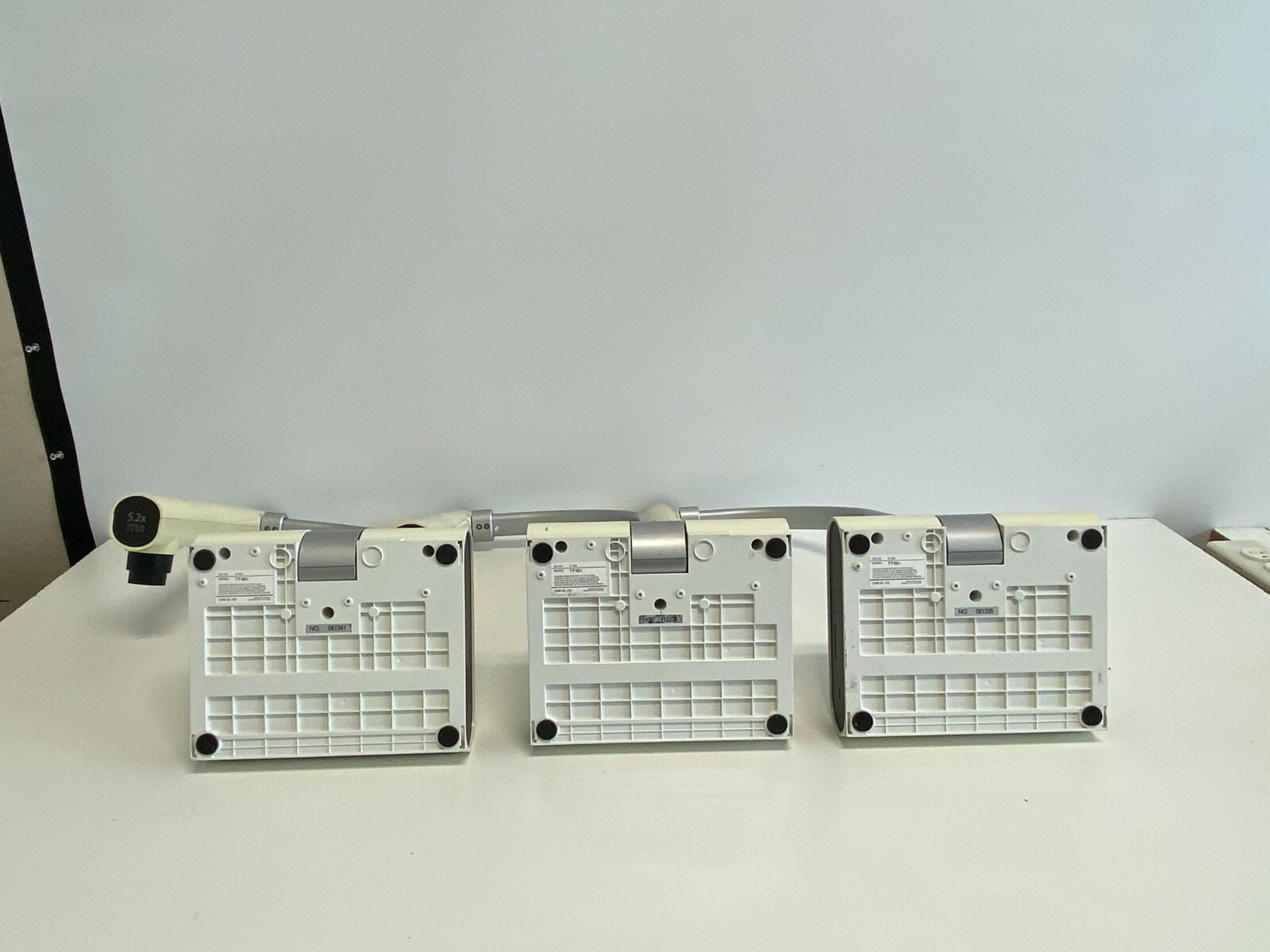 Lot #15: Lot of 3 Elmo TT-02S Interactive Document Camera