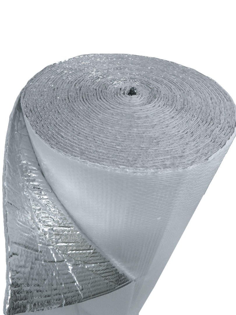 USEP 48" x 2.5' (10sqft) Double Bubble White Reflective Foil Insulation R8