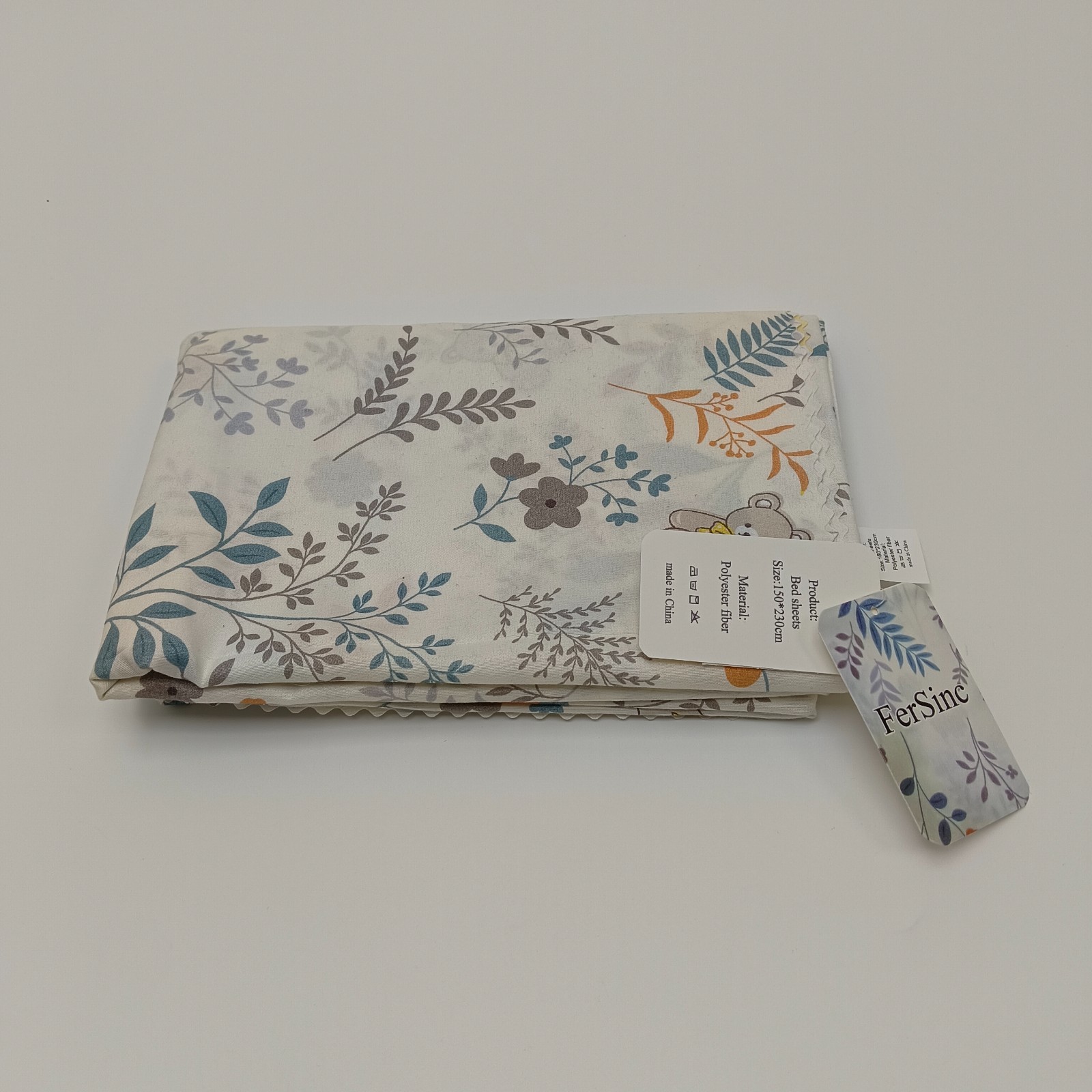 FerSinc Bed sheets Breathable and comfortable printed bed sheets, size 150x230cm