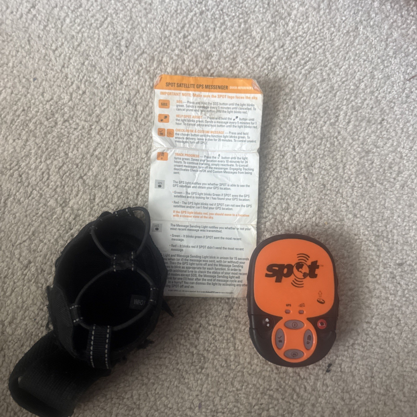 SPOT Model PT2 Satellite GPS Tracker Messenger 2nd Gen With Case