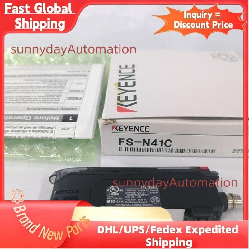 1PC Keyence FS-N41C Fiber Sensor Amplifer FSN41C Fast Ship