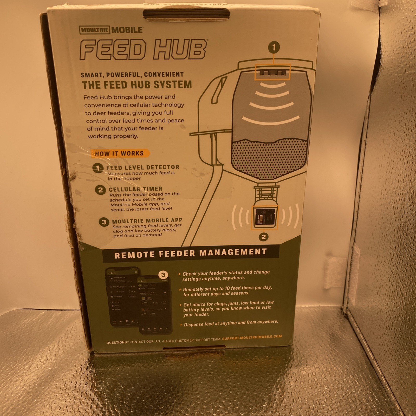 Moultrie Mobile Feed Hub Universal Cellular Timer Sealed