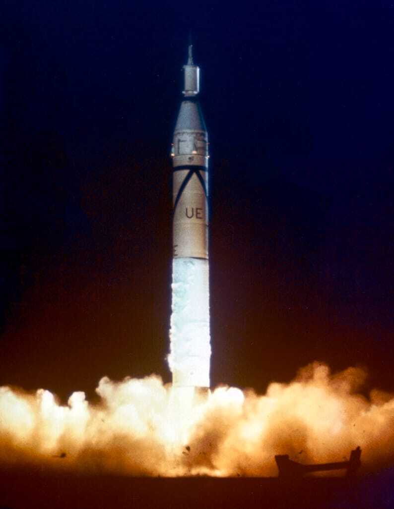 Historical 1958 NASA - Explorer 1 Launch, FL Photo Print 8 X 10