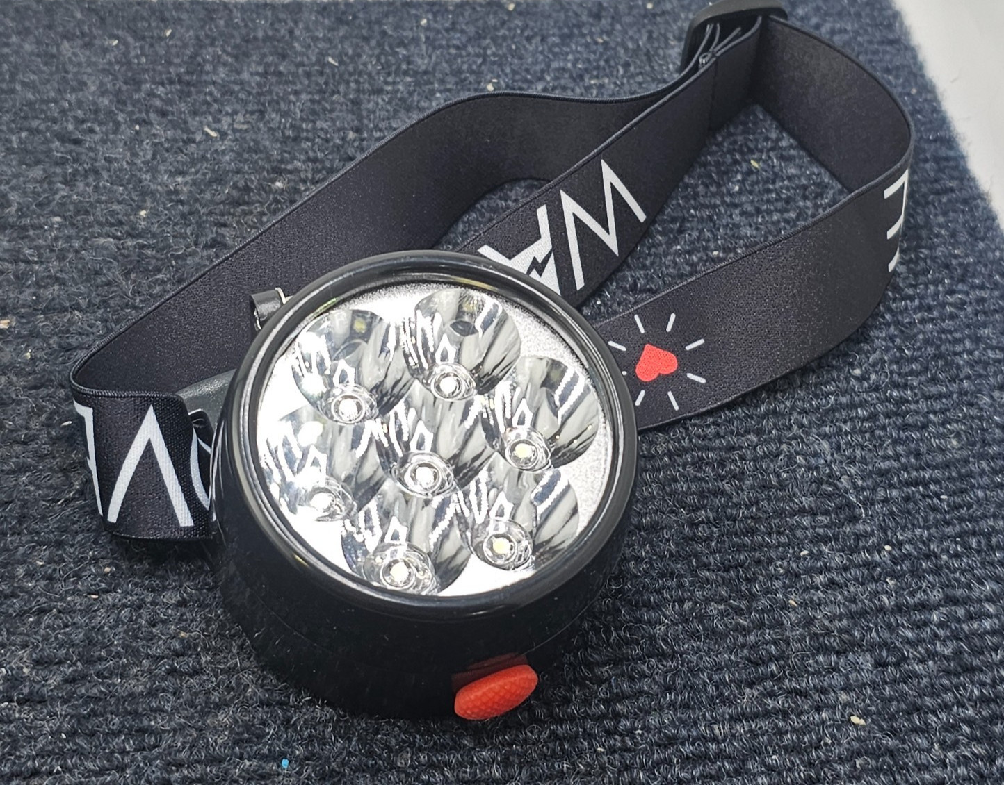 Watts Love Solar Power Headlamp Hands-Free Solar Headlamp