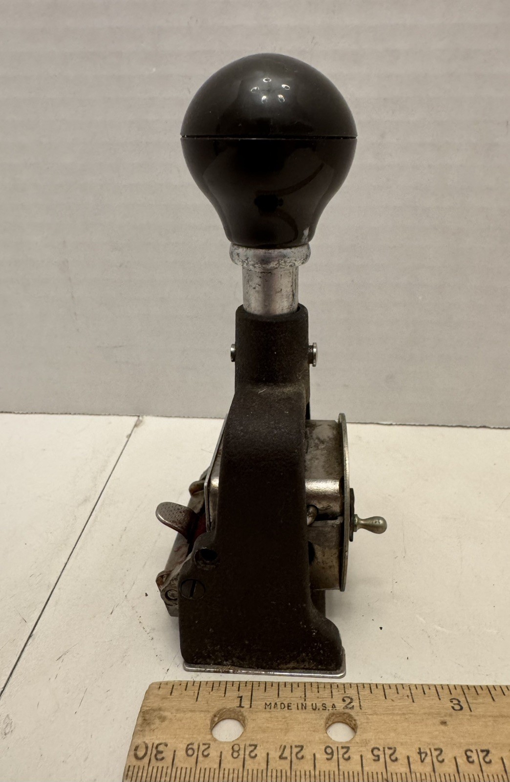 Vintage Bates Numbering Machine Ink Stamper 6 Wheels Style A