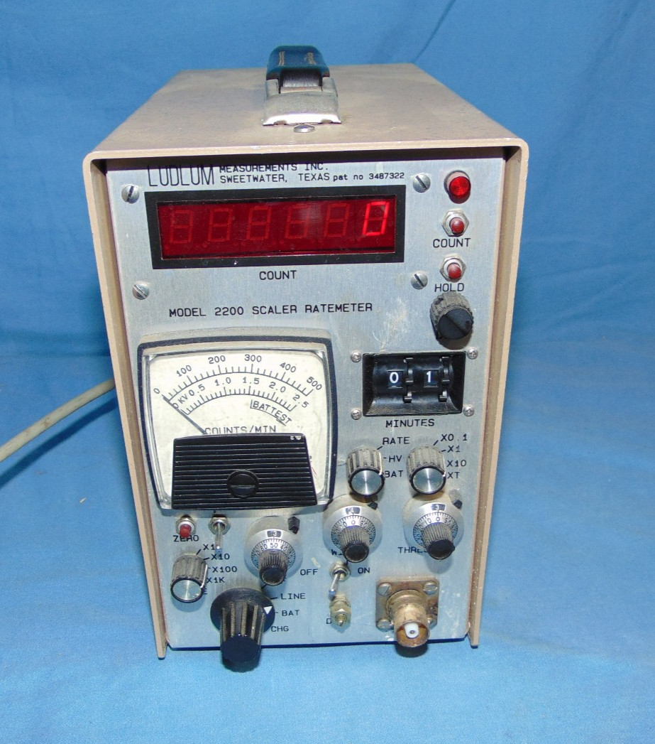 Ludlum Model 2200 Scaler Radiation Meter