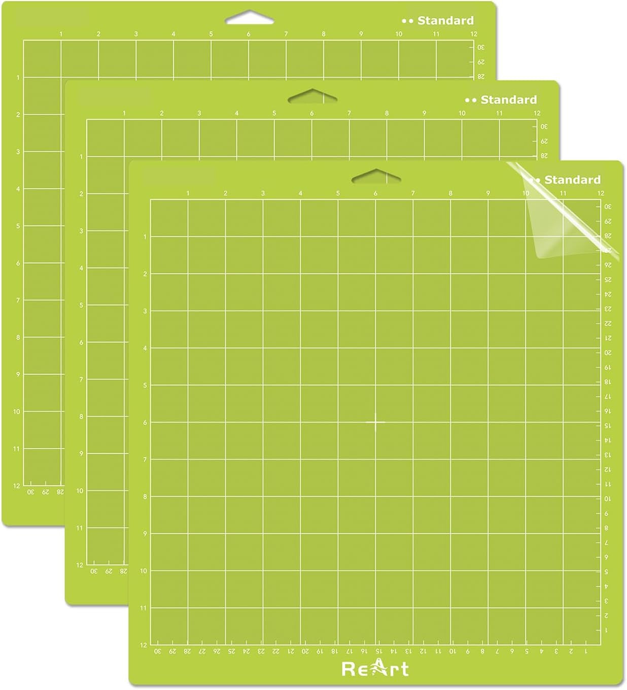 Standard Grip Cutting Mat 12X12 Inch 3 Pack
