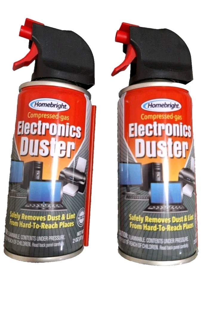 5 Cans Air Duster Cans Computer Keyboard Spray Electronics 2 oz. New 5 Pack