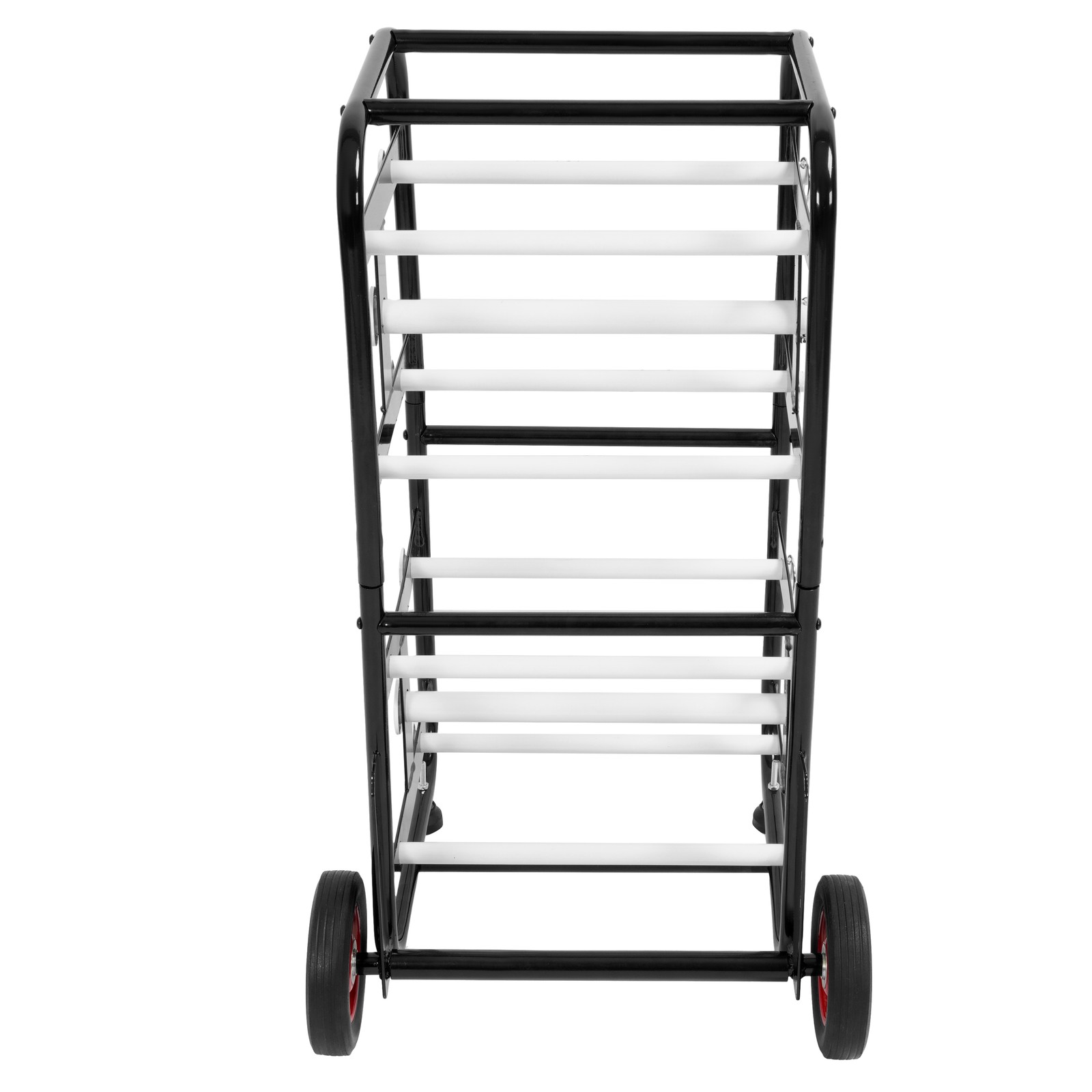 Wire Spool Rack Cable Holder Dispenser with 10 Rods Multiple Axle Spool Cart