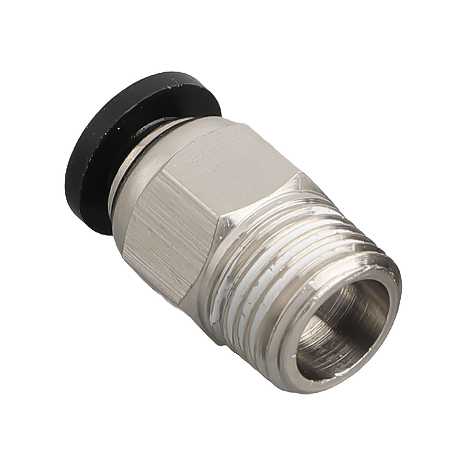 Push Straight Pneumatic Connector Stainless Steel Thread External Fitting