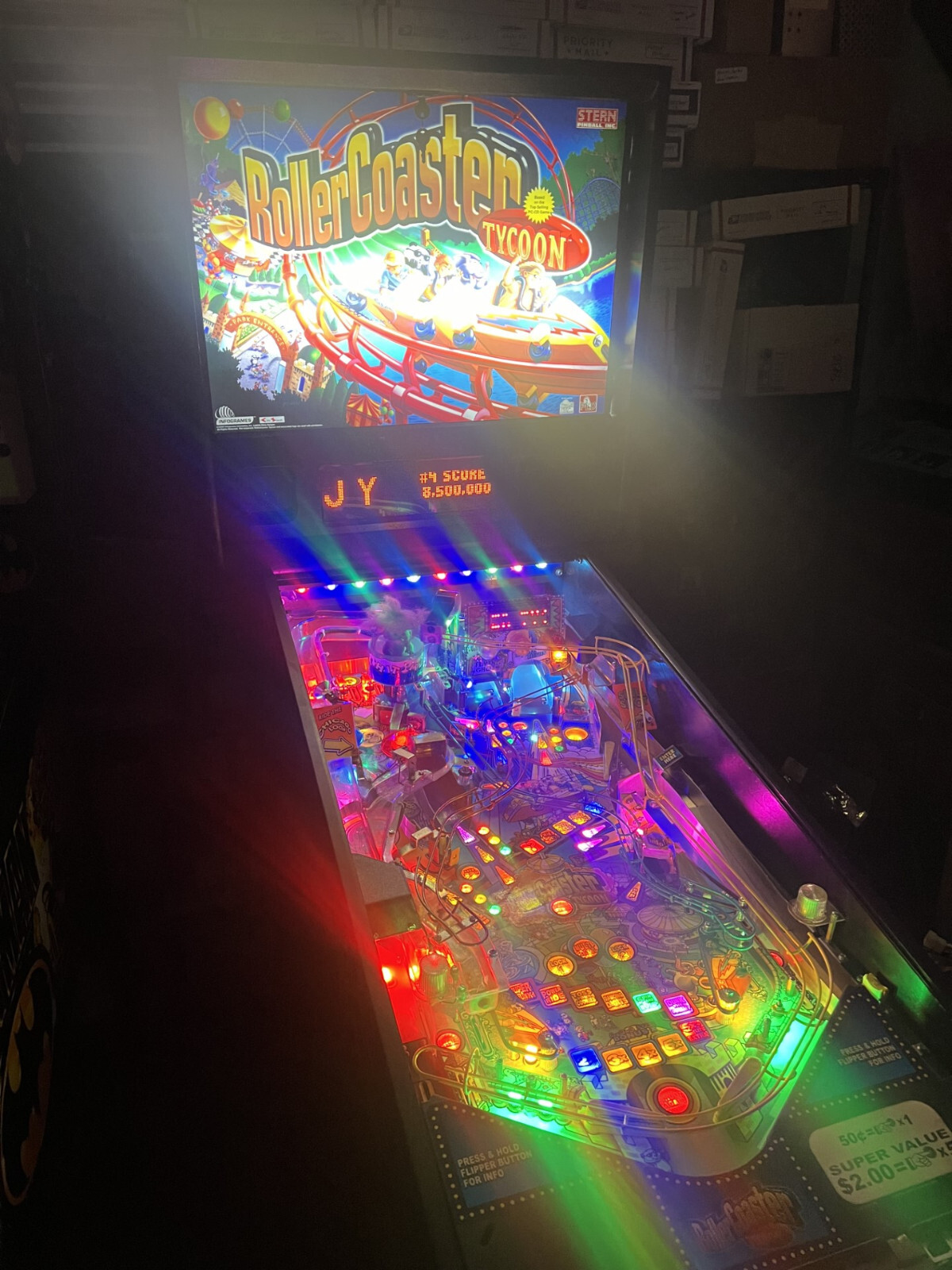 ROLLERCOASTER TYCOON - NON GHOSTING Lighting Kit SUPER BRIGHT PINBALL LED KIT