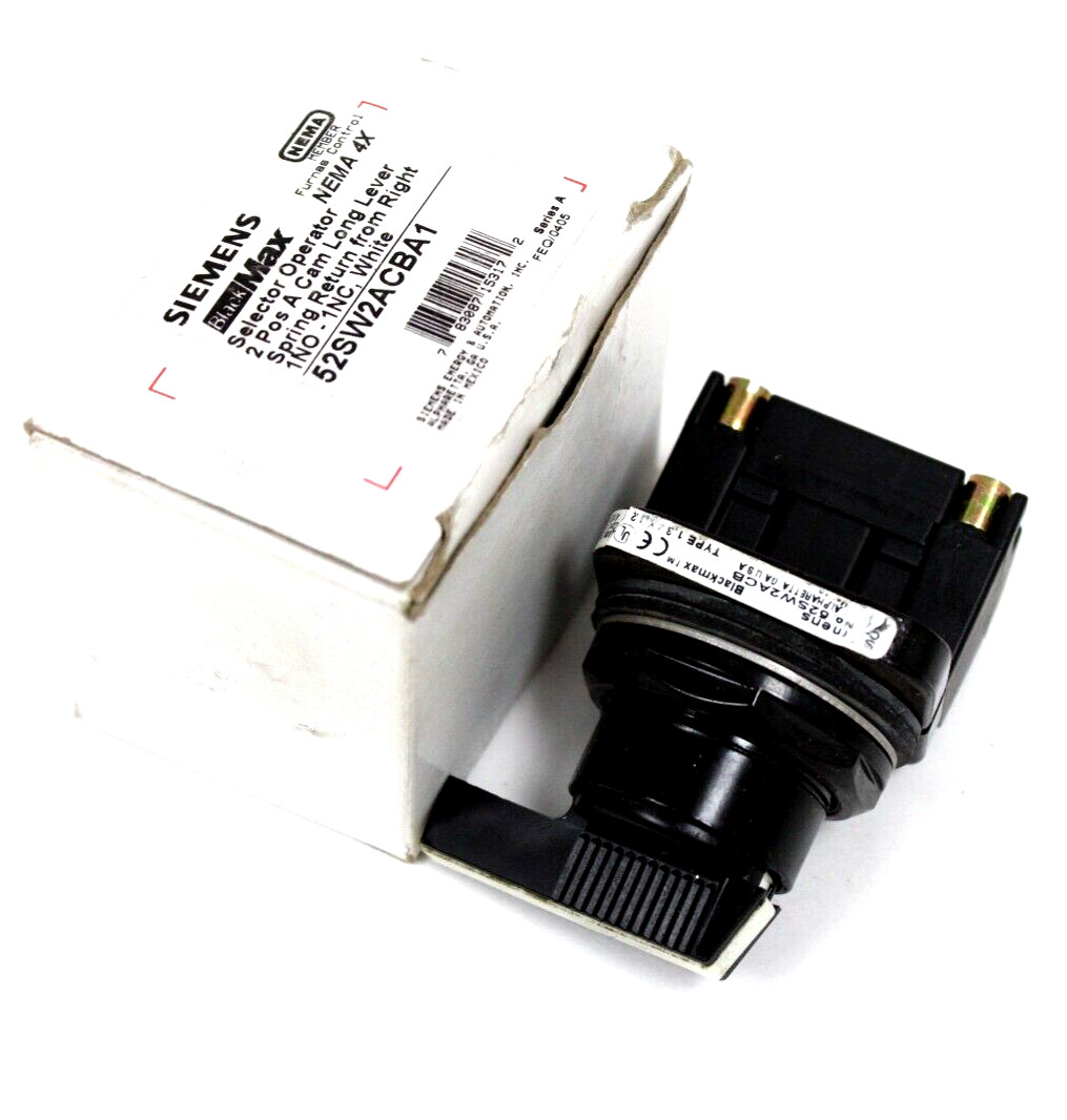NEW SIEMENS 52SW2ACBA1 SELECTOR SWITCH