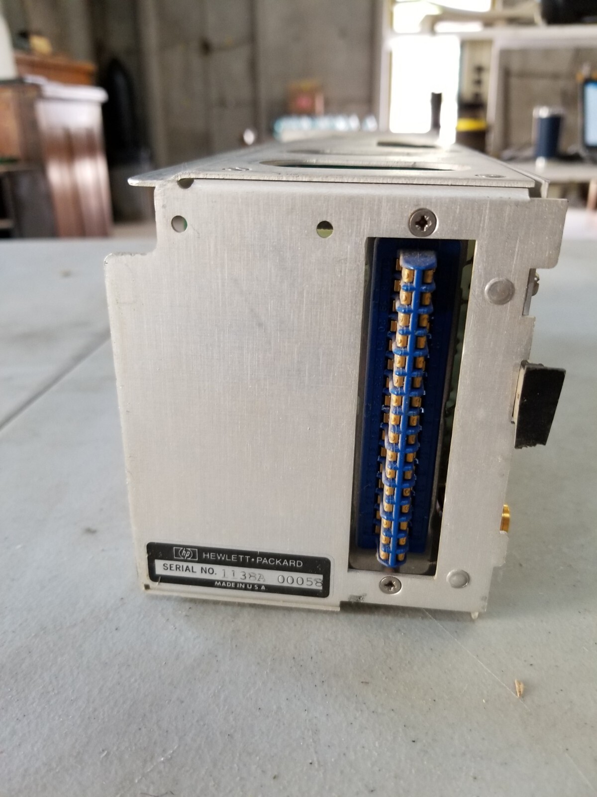 HP 1824A Time base and sweep expander prototype scope plugin