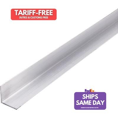 Allstar ALL22253-4, One Natural Aluminum Alum An Fits gle Stock 1In X 1/16In X 4