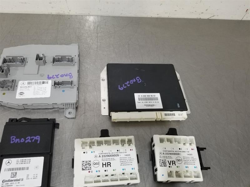 15 2015 MERCEDES S550 SEDAN CONTROL MODULE SET LESS SRS