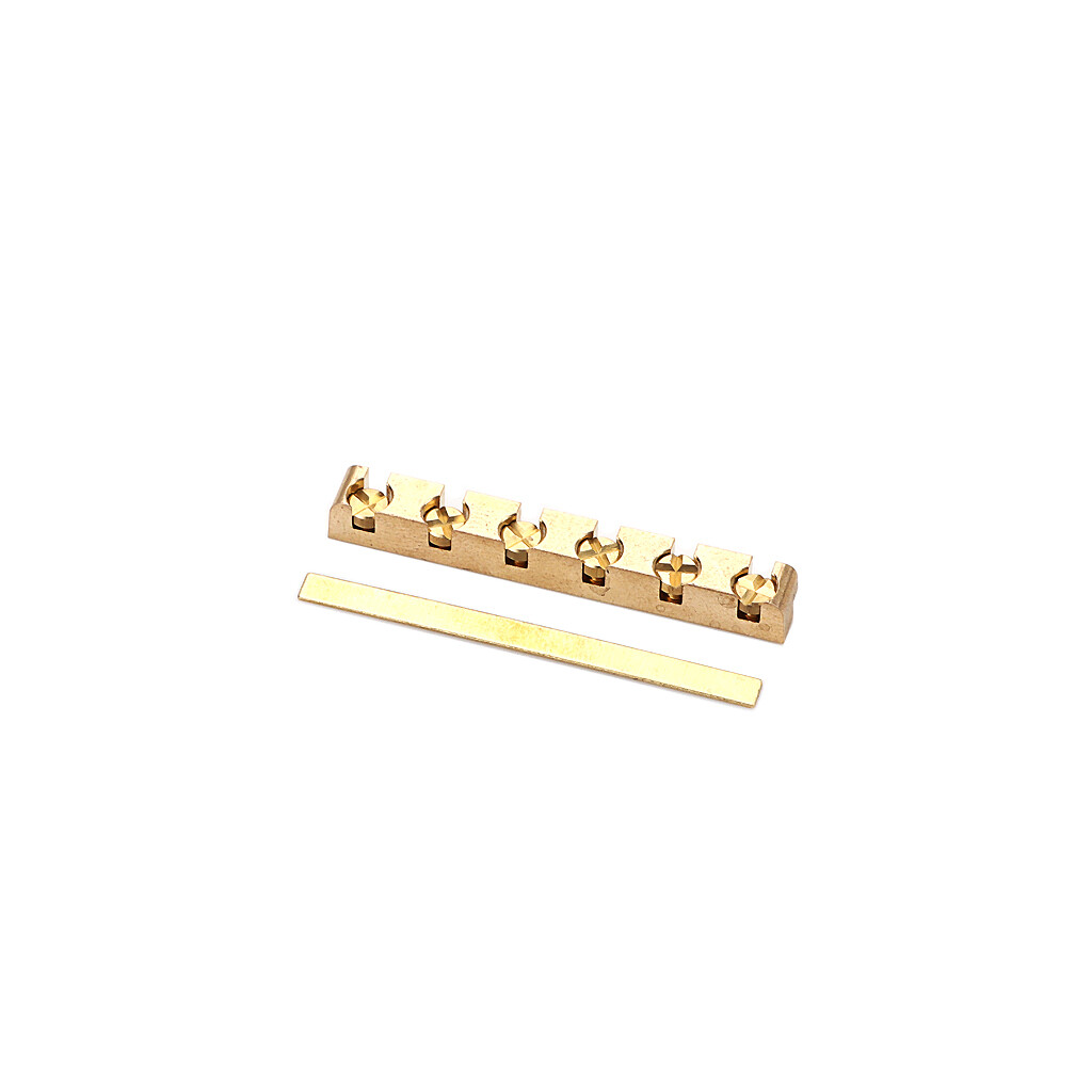 Durable Brass Height Adjustable Nut for Strat Stratocaster LP Electric Guitar