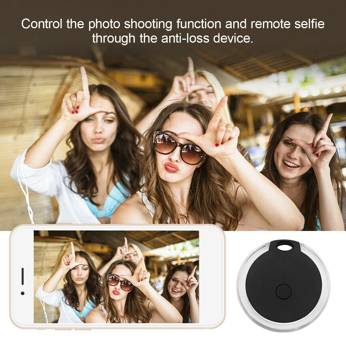 4PCS Mini Bluetooth GPS Locator Finder Tracker Pet Anti-Lost Device Waterproof