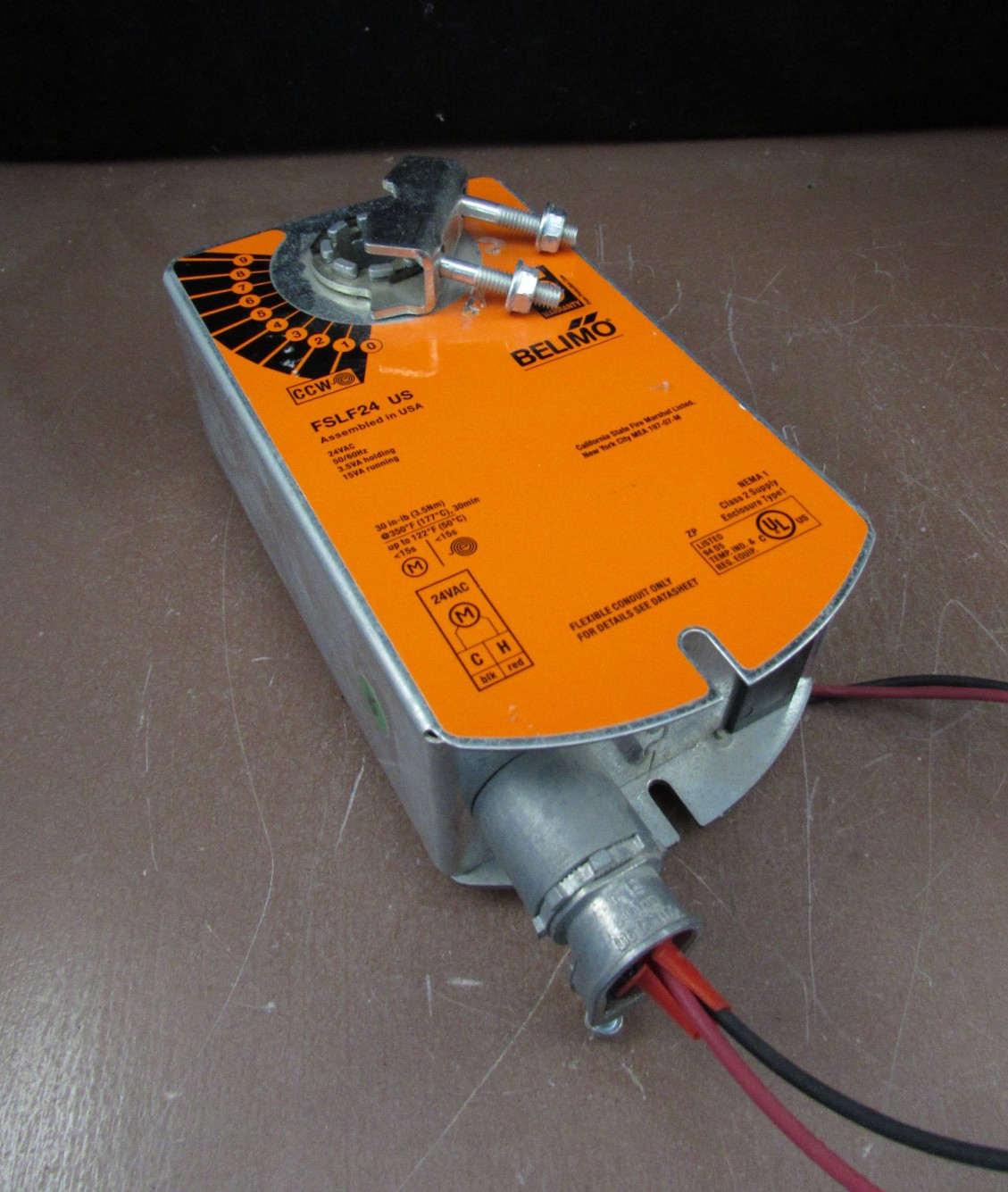 BELIMO FSLF24 US Damper Actuator USED