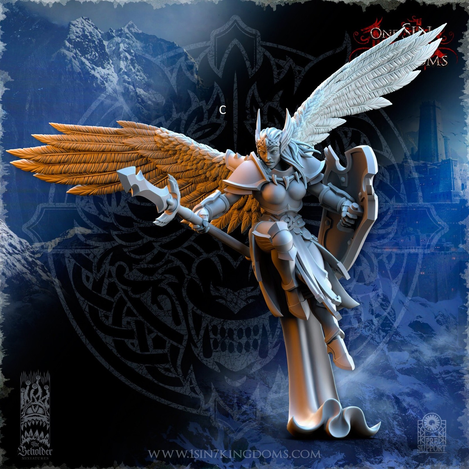 Storm Wolves Valkyrie Eternals | The Beholder Miniatures