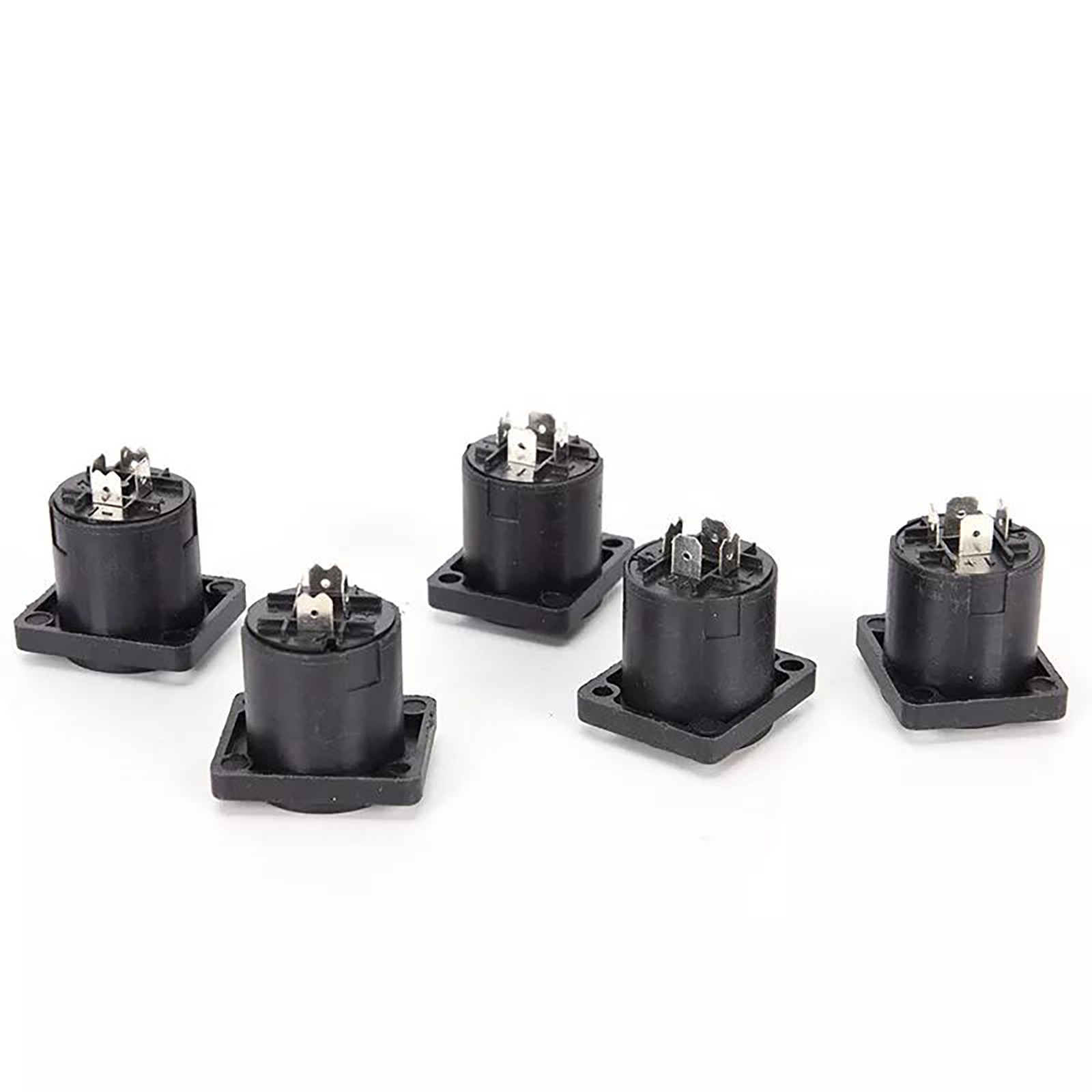 10x Speakon 4 Pin Female jack Compatible Audio Cable Panel Socket Connector
