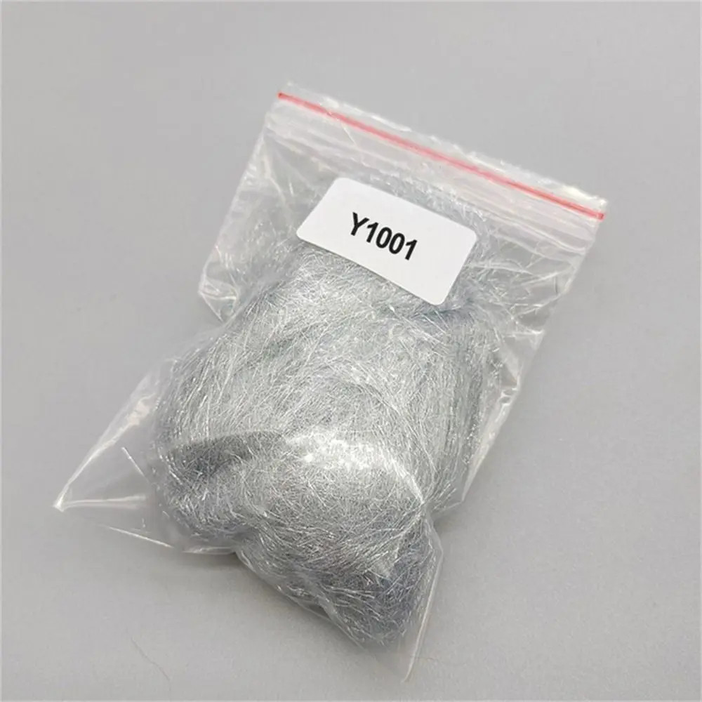 2 Bag 3.8cm Ice Dubbing Baitfish Streamer Flash Thin Ice Wing Fly Tying Material