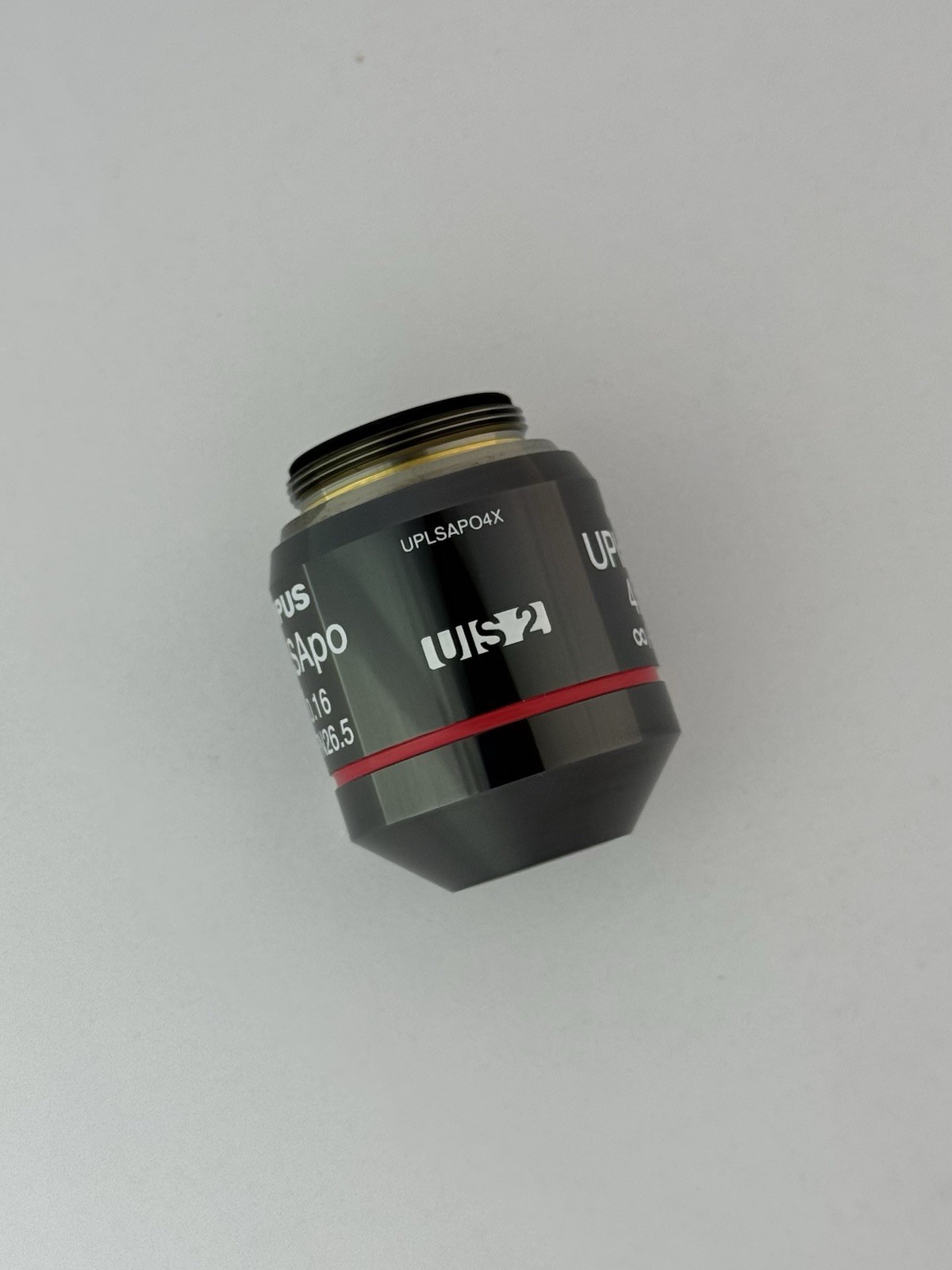 Olympus UPlanSApo 4x/0.16 ∞/- Microscope Objective Lens UIS2 -Read