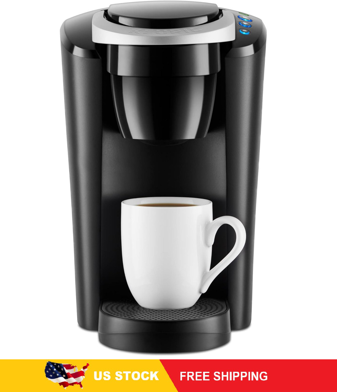 Keurig K-Compact Single-Serve K-Cup Pod Coffee Maker, with 3 Brew Sizes, Smart