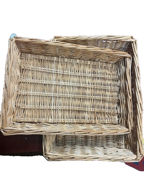 Wicker Basket - Set of 2 - 15" x 11"
