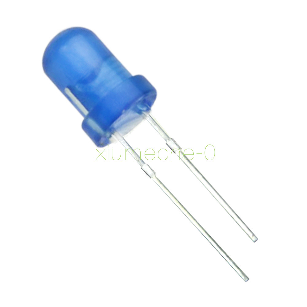 50Pcs LED DIFFUSED F5 5MM BLUE COLOR BLUE LIGHT Super Bright Bulb Lamp