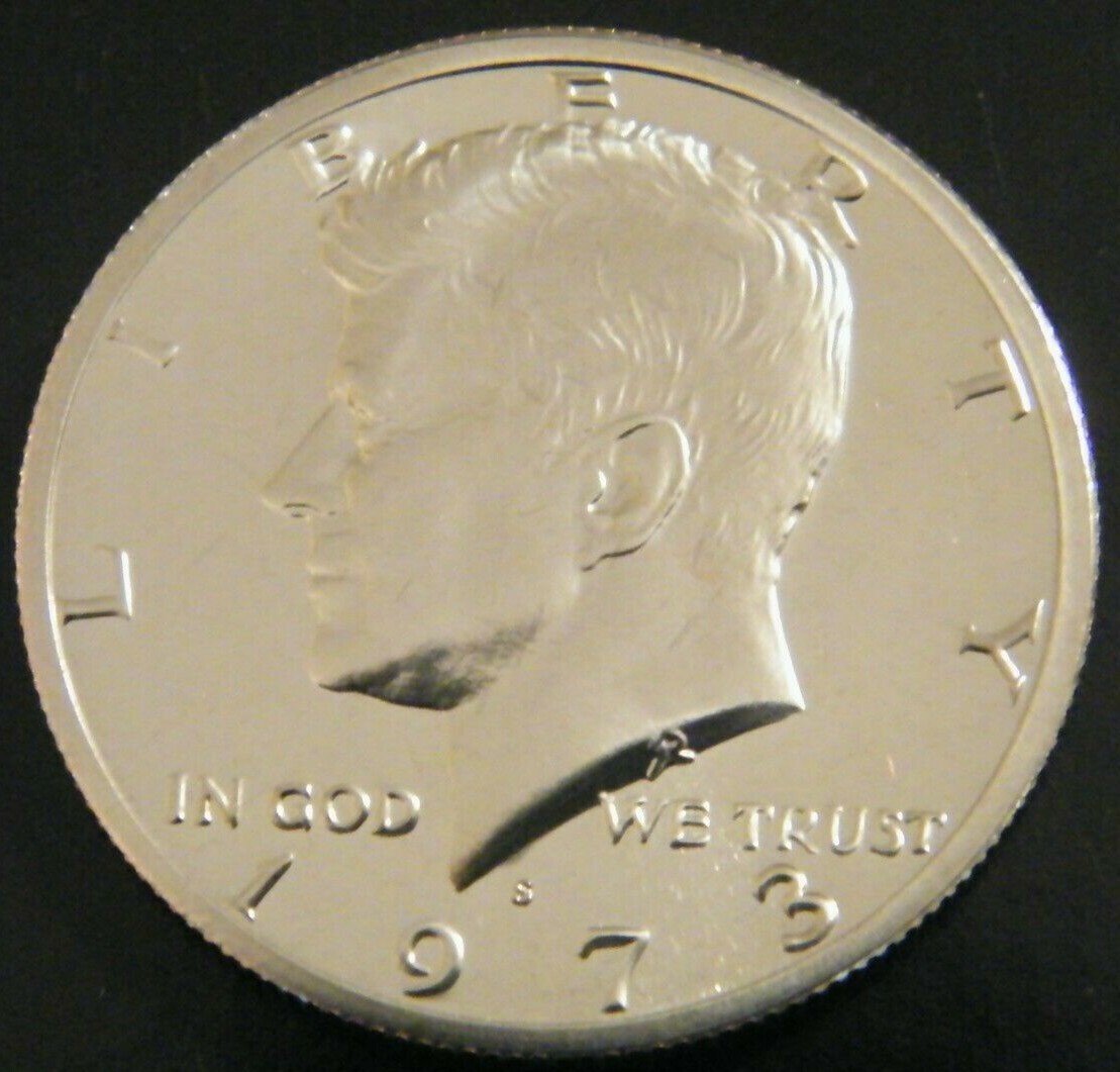 1973 S Kennedy Half Dollar Gem Cameo Proof US Coin from US Proof Mint Set