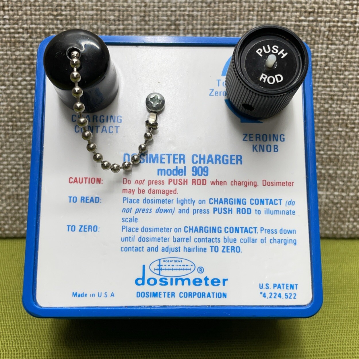 Dosimeter Charger Model 909, Excellent Condition