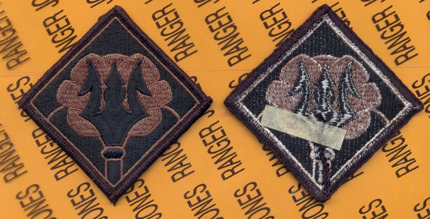 Mississippi Army National Guard ARNG OD Green & Black patch m/e