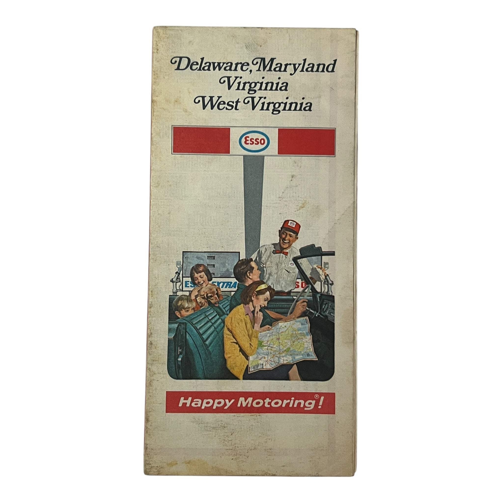 Map - ESSO Delaware / Maryland / Virginia / West Virginia