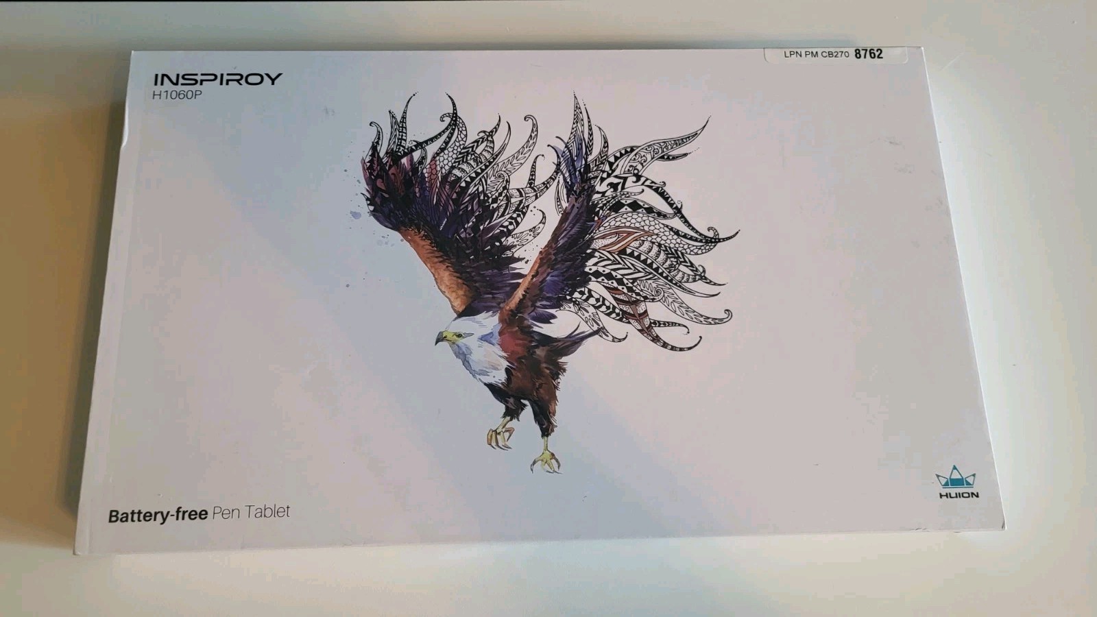 Huion Inspiroy Model H1060P Battery-free Pen Tablet USB Graphics Tablet In Box