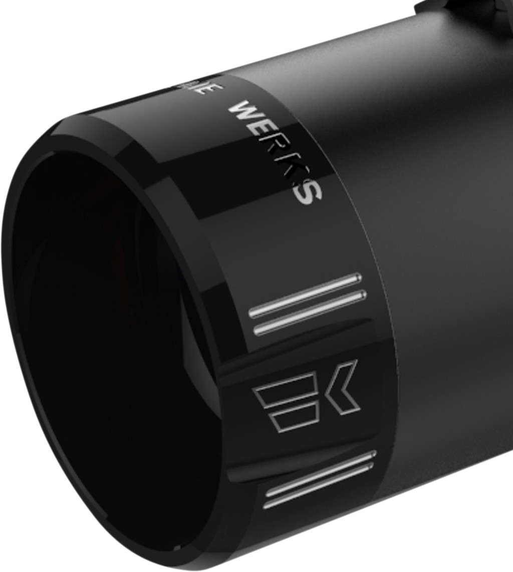 KHROME WERKS Fits 4-1/2" Klassic Tip - Left - Black Powdercoat 200658P