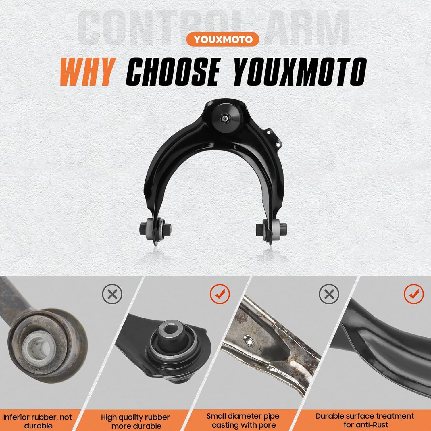 Honda Accord Control Arms Front Upper 2003-2007 Pair