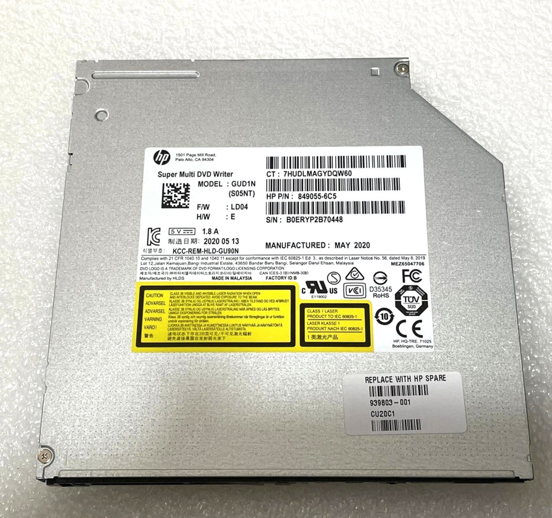 HP 22-C0073W AIO PC DVD-RW DVD BURNER 849055-6C3 GUD1N S05NT 236