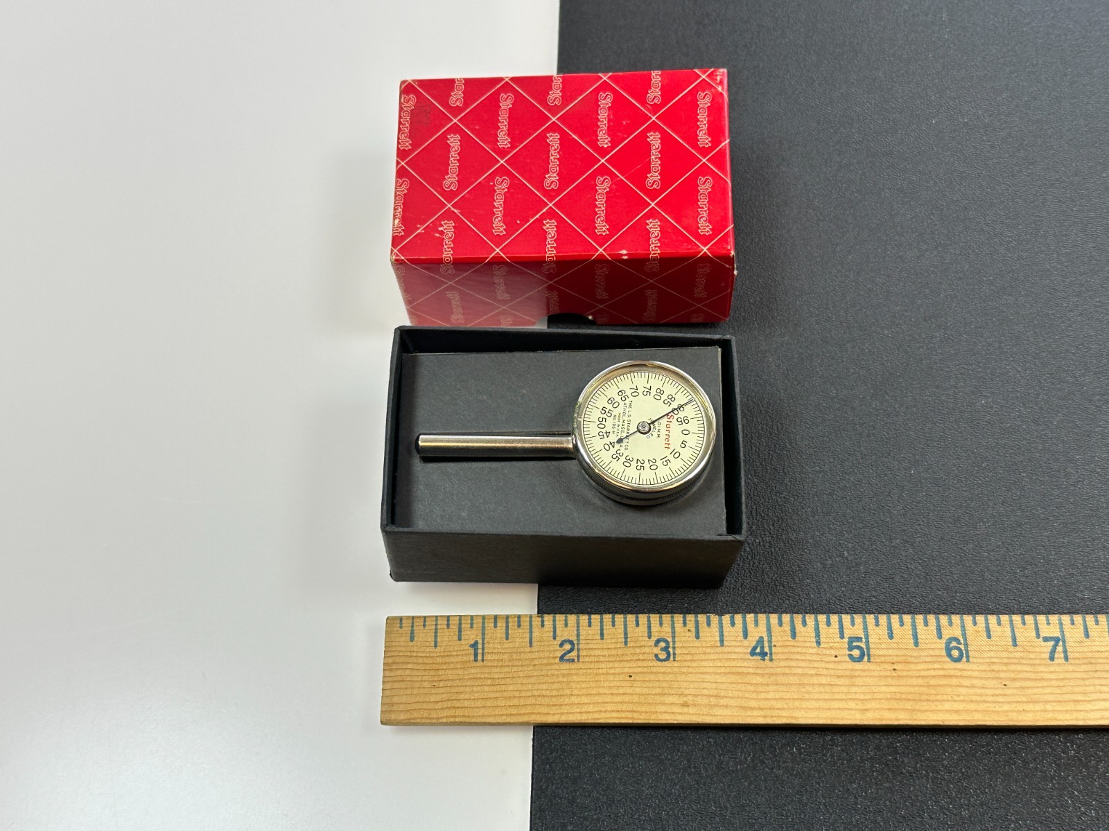🇺🇸 NEW Starrett Tools USA 196MB Universal Back Plunger Test Dial Indicator NOS