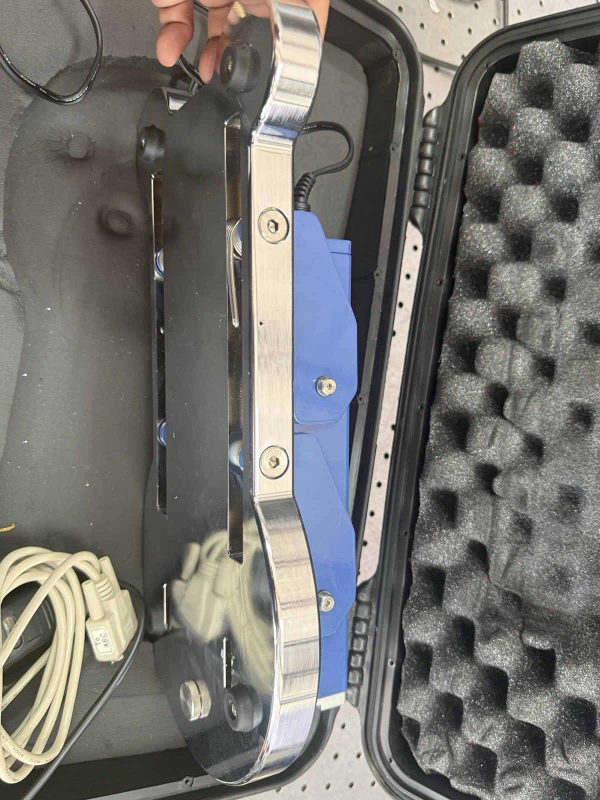 Bladewerx SabreASC Alpha Sample Counter w/ Stage Case Cables Power On