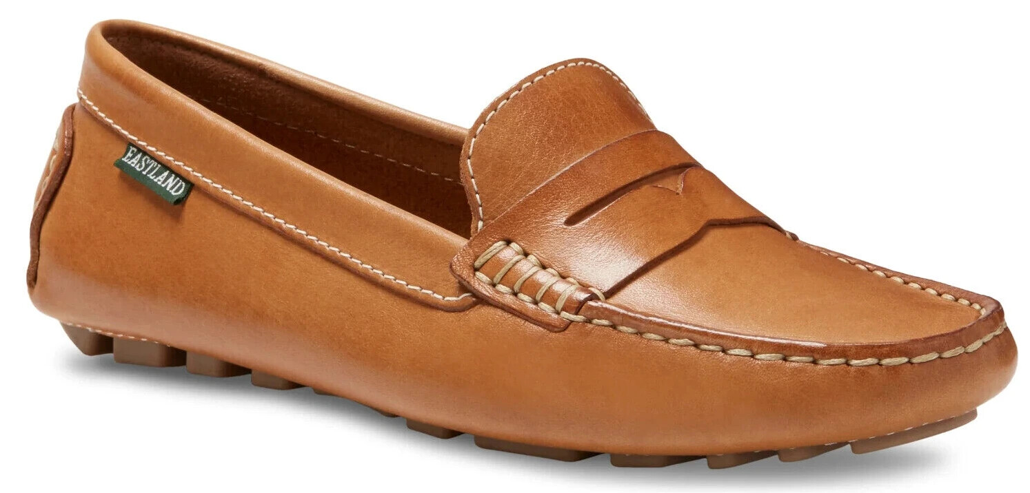 Eastland Women's Patricia Penny Loafer Driving Moc Camel (Select Size)