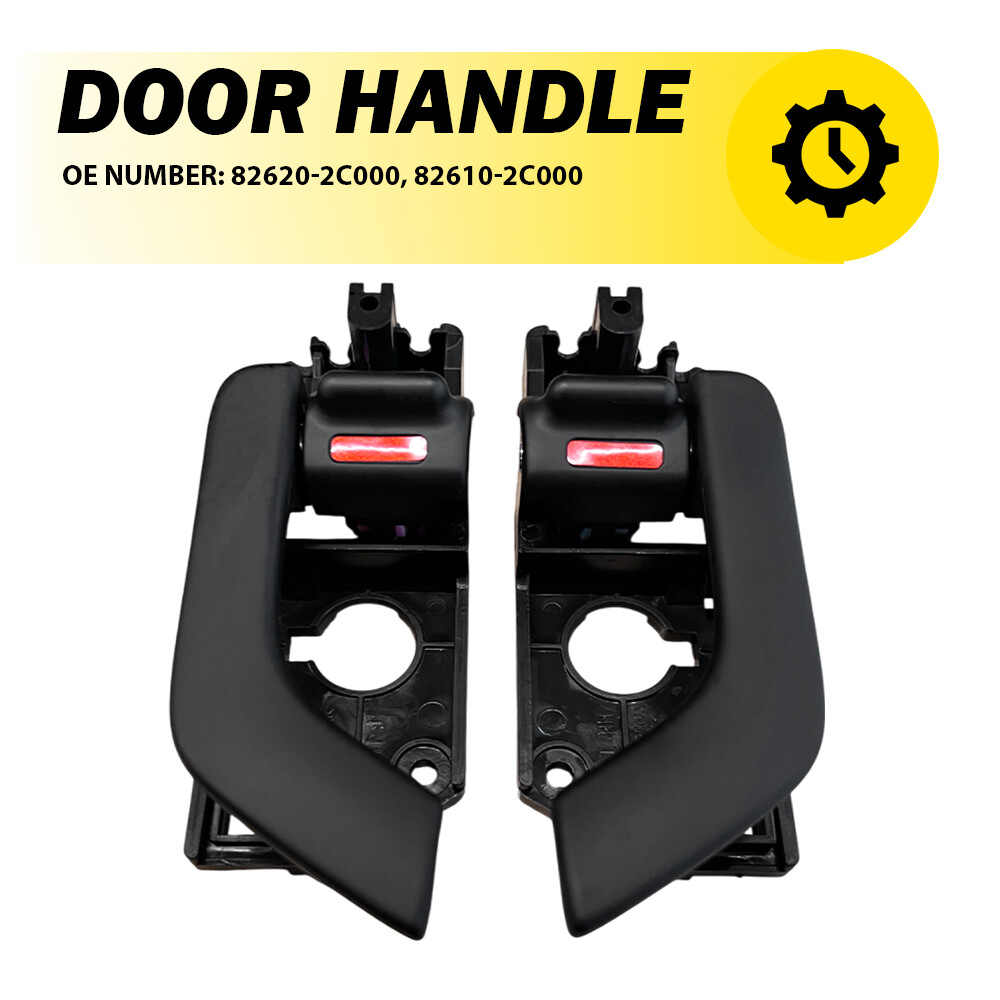 Pair For Hyundai Tiburon 03-08 Side Inside Interior Door Handle Front Right Left