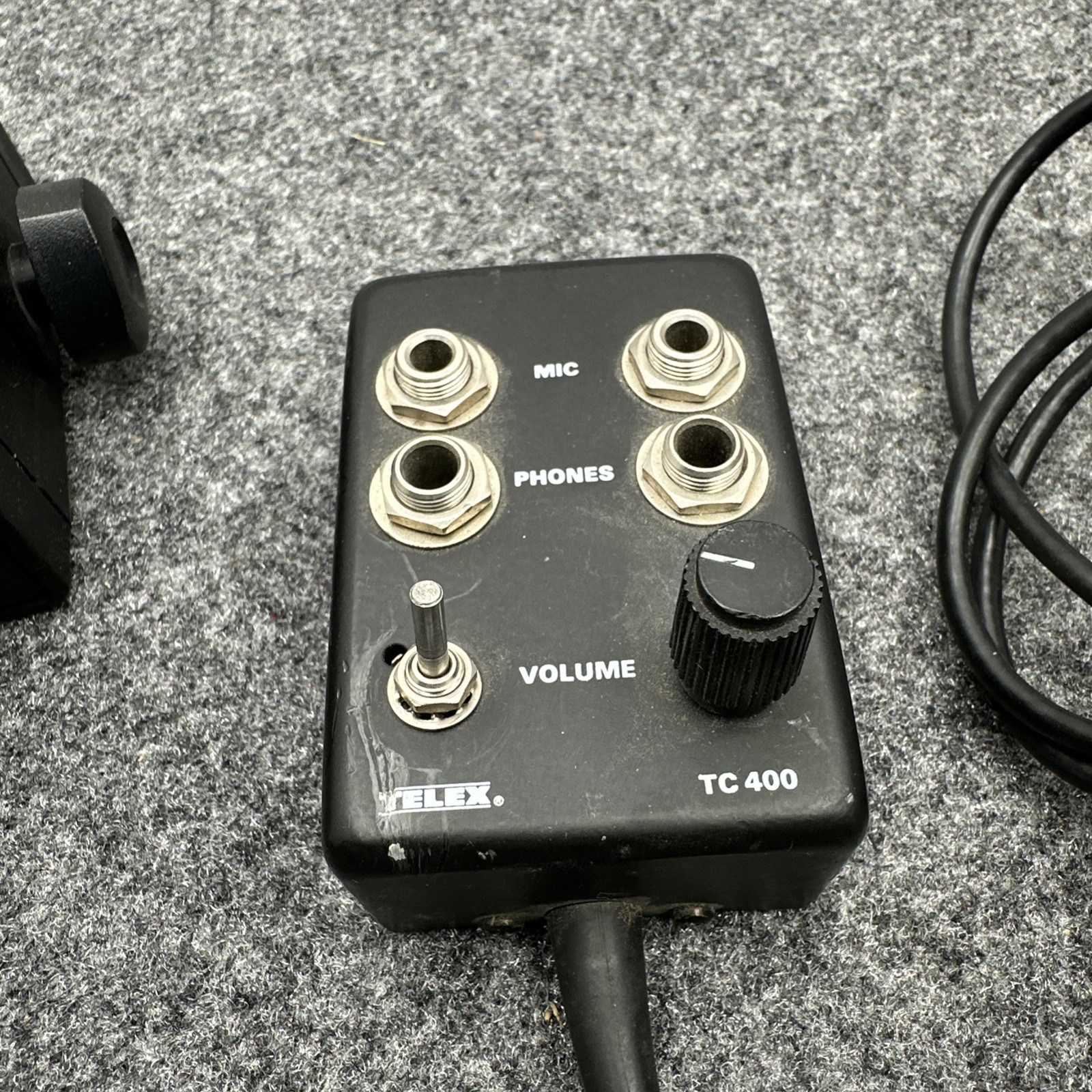 TELEX TC-200 AVIATION PILOT CO-PILOT INTERCOM UNIT With TC-400