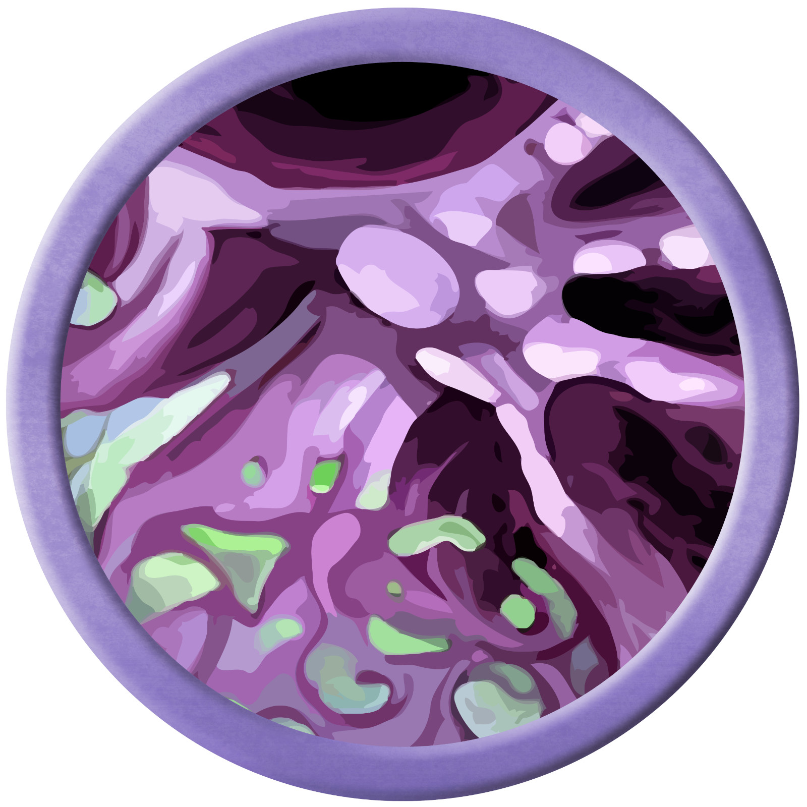 World of Warcraft class 0.75" photo lapel pin -- Warlock