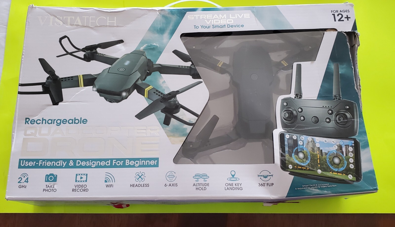 Vistatech Rechargeable Quadcopter Drone