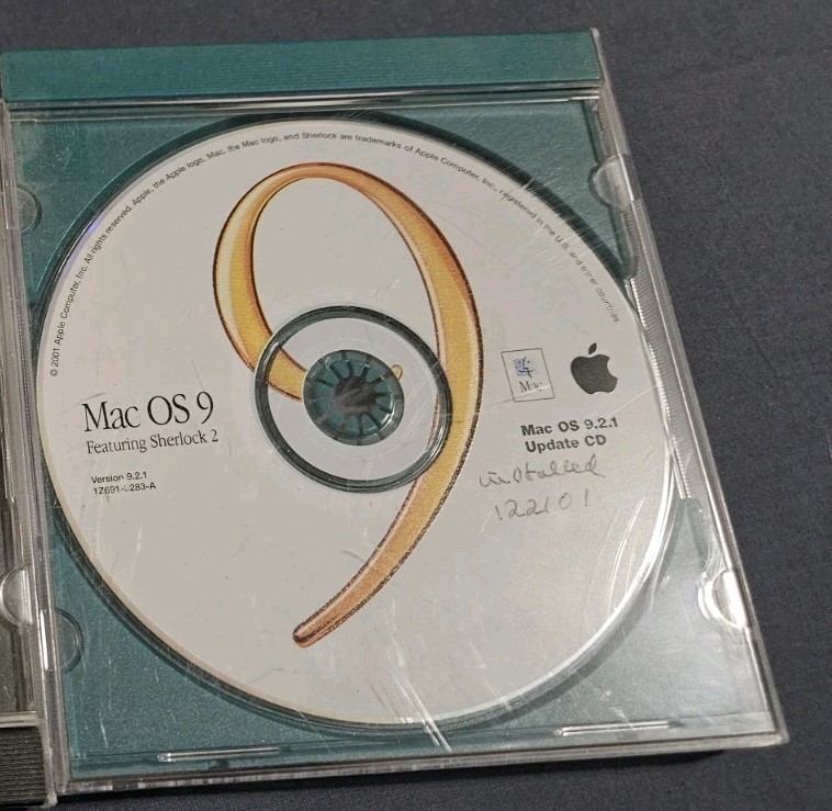 Mac OS 9.2.1 update CD ( requires Mac OS 9.1 already installed )