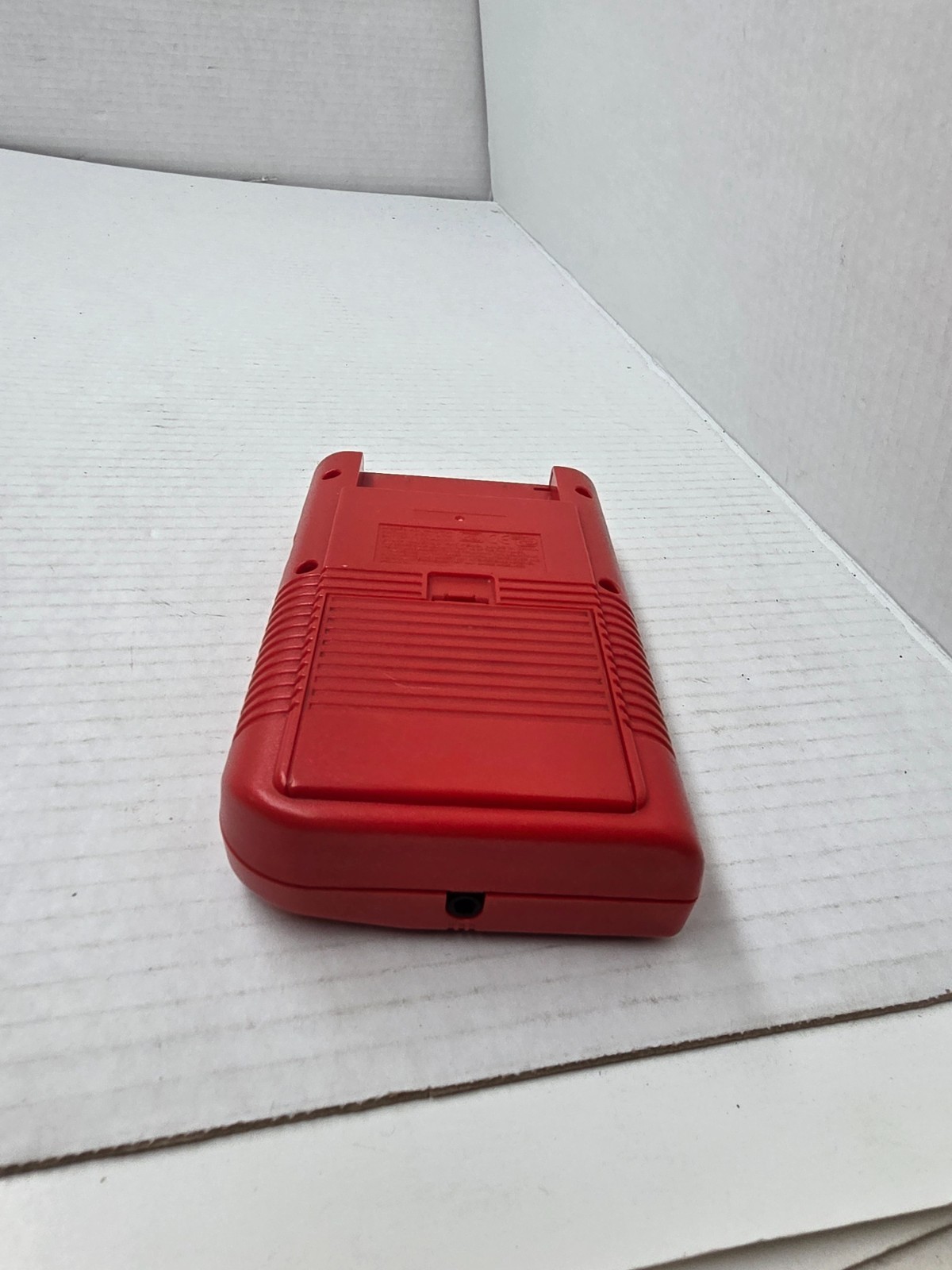 RED Gameboy Original DMG-01 Console Tested and Working Good #B16