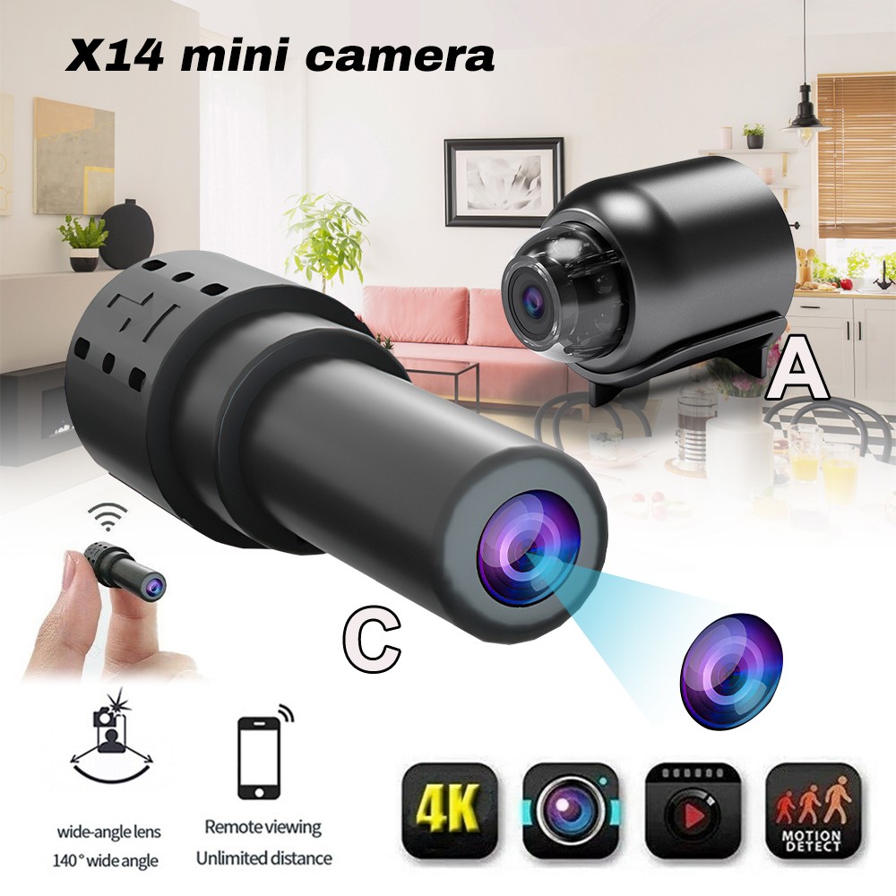 1080P Camara Oculta Espia De Seguridad Mini WiFi Inalambrica Con Audio y Video