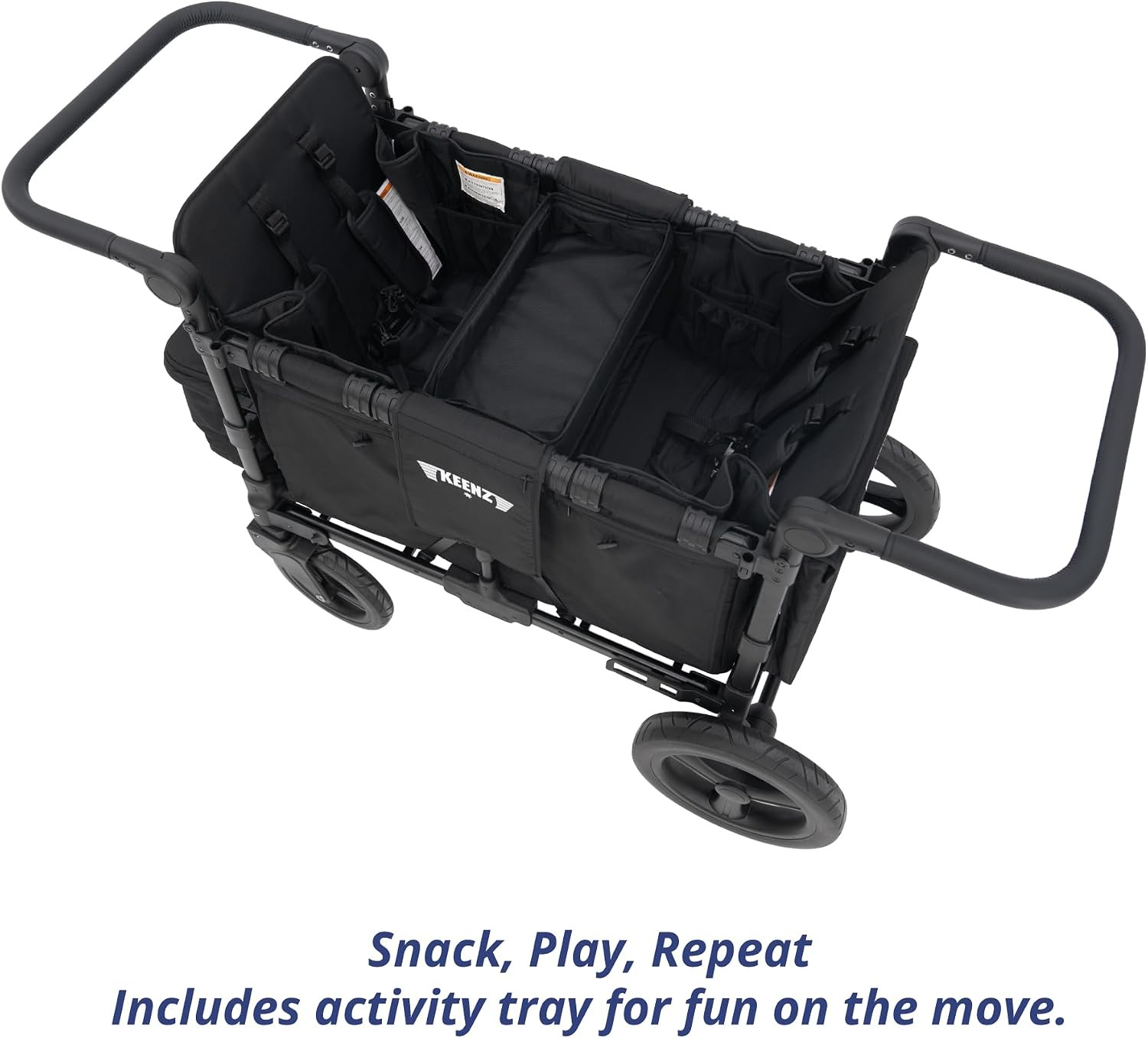 Keenz MOOV Stroller Wagon 2 Passenger Reclining Seats