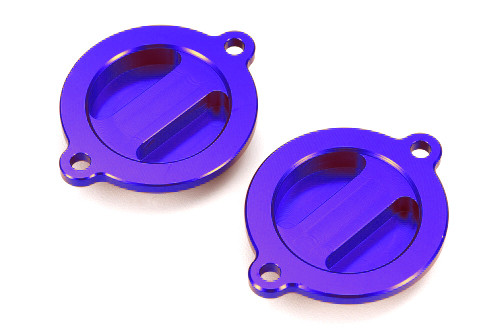 V PARTS Oil Filter Cover Azul Compatible with HUSQVARNA 14-15